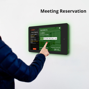 10,1 дюймов Android NFC светодиодный цифровой вывеска планшет Poe Power сенсорный экран 4 + 32 ГБ настенный для конференц-залов OEM - Product Image 5