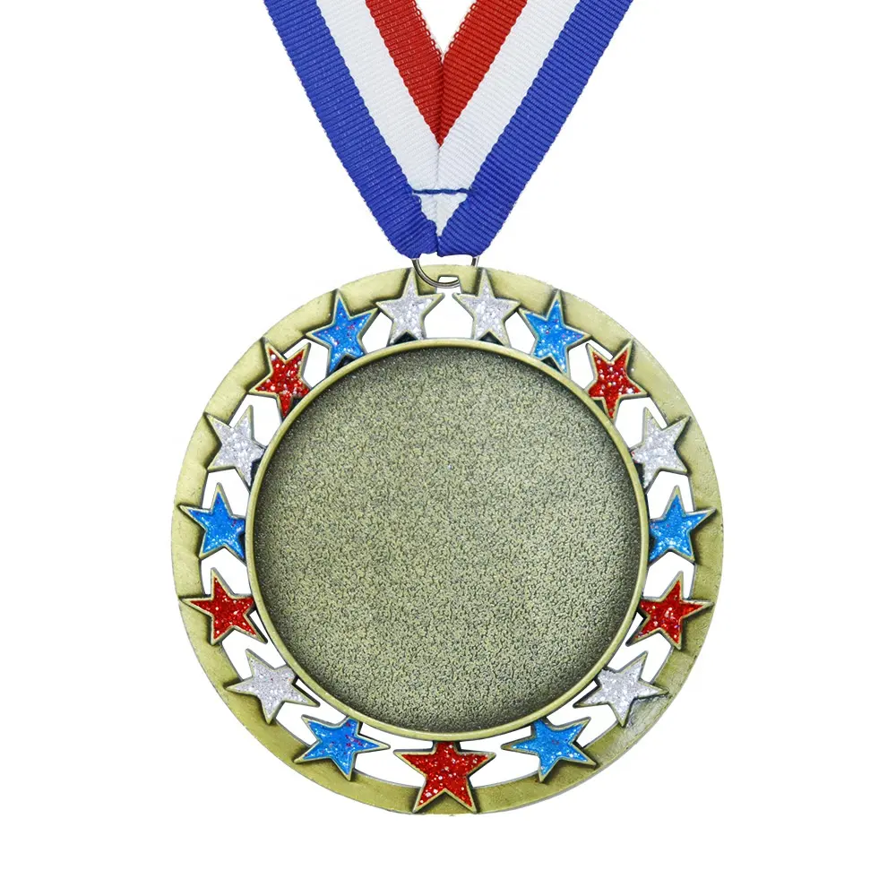 Yiwu Collection Professional Soccer Trophies And Medals Customized Key Medal Award Wholesale Blank Soccer Medals And Trophies