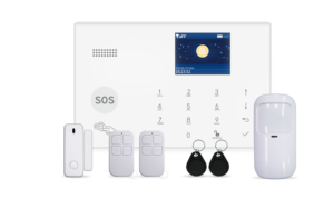Pantalla LCD multilingüe inalámbrico Tuya Wifi 4G GSM sistema de alarma de seguridad inteligente para el hogar con Alexa Google Home 100 zonas inalámbricas - Product Image 5
