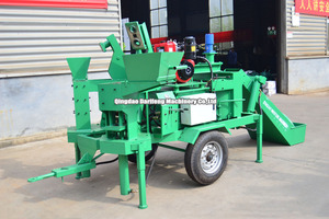Mattoni del motore Diesel ad incastro del suolo Mobile che formano la macchina del blocco idraulico M7MI gemelli macchina del mattone della pressa di terra - Product Image 5