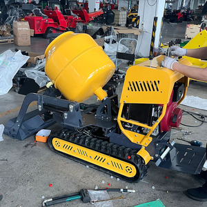 Tragbarer Mini-Betonmischer Selbst laden der hydraulischer ketten getriebener Zementmörtel mischer <span class=keywords><strong>Diesel</strong></span> benzin konstruktion - Product Image 2