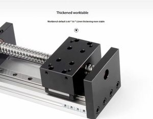 Robótica Compatível Ball Screw Mesa Deslizante Dual <span class=keywords><strong>Linear</strong></span> <span class=keywords><strong>Rail</strong></span> Design