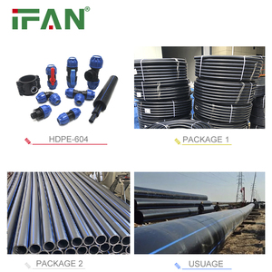 IFAN Low Prices of <strong>HDPE</strong> Black Pipe With Blue Stripe Manufacturers <strong>HDPE</strong> Water Supply Pipe <strong>HDPE</strong> Pipe Tube 40 MM - Product Image 6