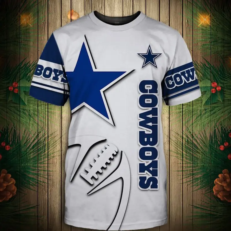 Fábrica al por mayor Cowboys Packers algodón deporte manga corta Camiseta Hip Hop verano hombres camisetas