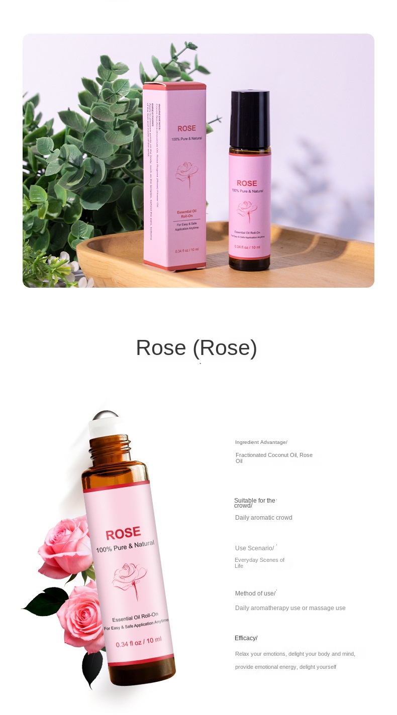 Huile essentielle de rose