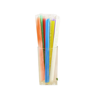 ストロー210 * 11mm環境にやさしいストレートプラスチックストローシャープ飲料セット - Product Image 1