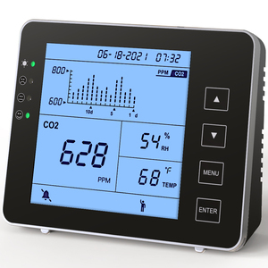 CO2 Monitor LCD Display CO2/<strong>Temperature</strong>/Humidity <strong>Data</strong> <strong>Logger</strong> Indoor Air Gas Detector for Home School Hotel Gym for Swiss Sensors - Product Image 6