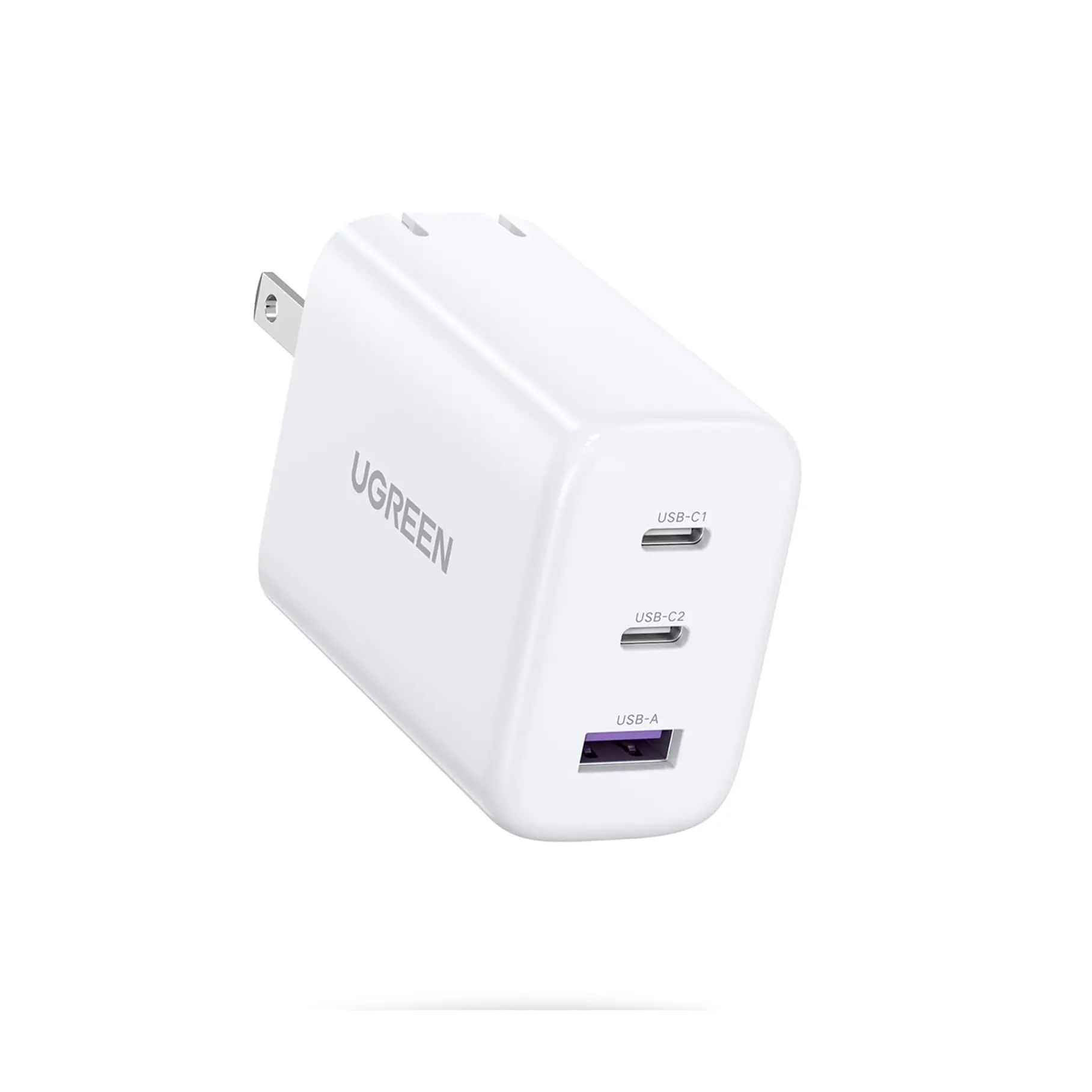 UGREEN – chargeur USB C 65W, 3 Ports PD, chargeur rapide, adaptateur secteur, téléphone pliable, multifonction, chargeur mural PD
