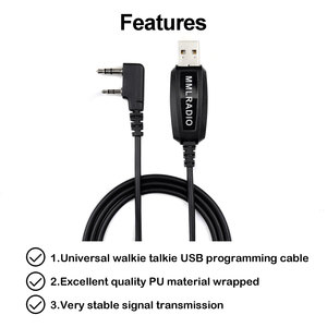 JJCC <strong>Computer</strong> USB <strong>Programming</strong> Cable With Driver CD Baofeng <strong>Software</strong> Two Car Way Radio Walkie Talkie