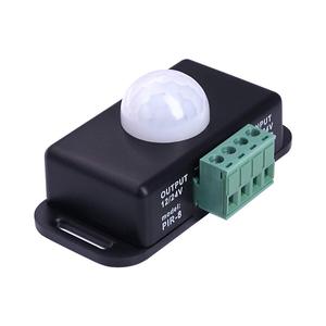 Interruttore del sensore di movimento del corpo umano DC 12V 24V PIR-8 con Timer per strisce LED flessibili Light - Product Image 4