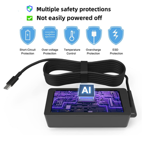 65W 20V 3.25A <span class=keywords><strong>USB</strong></span> <span class=keywords><strong>C</strong></span> Laptop Adaptador de corriente universal Material ABS Puerto de CC para cargador Lenovo - Product Image 4