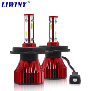 Liwiny yüksek güç led araba ampülleri ışık 4 taraflı 12v 24v h1 h3 9005 9006 h7 h11 cob yeni led kafa ışık kiti far leds h4 5202 - Product Image 1
