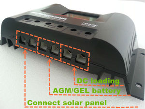 1 Fangpusun PR-Serie LCD-Anzeige 12V 24V 10A 15A 20A 30A PWM Solar laderegler für PV-Strom versorgungs system Solar regler - Product Image 6