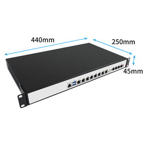 Guanfeng OEMIUラックルーターデュアルPSUB85 8 LAN 4 SFP第4世代IntelCore i3 i5 i7ファイアウォールゲートウェイサーバーx86 Pfsense Linux - Product Image 5