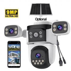 Camera PTZ năng lượng mặt trời 4G phát hiện người bằng AI, tự động theo dõi, tầm nhìn 240 độ, ngoài trời, không dây, cảm biến CMOS, lưu trữ đám mây - Product Image 1