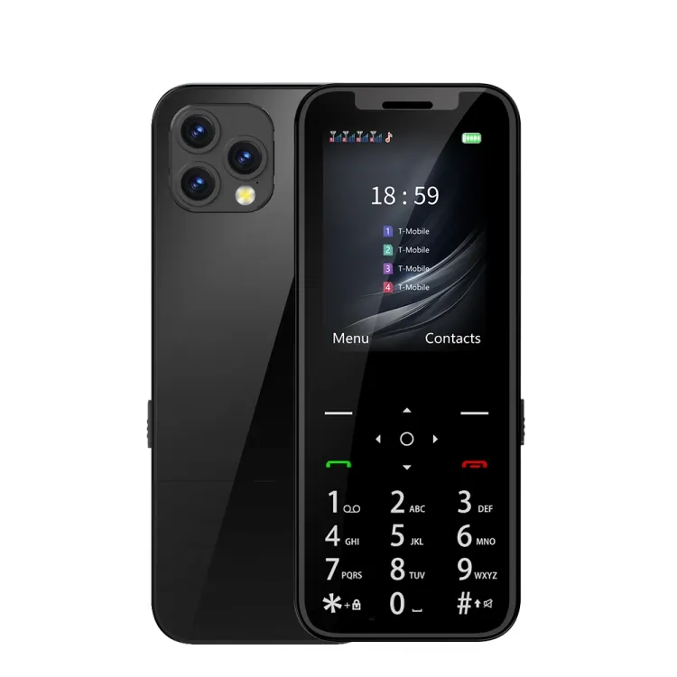 SERVO X4 yaşlı özelliği telefon Qual SIM 21 İngilizce/rusya tuşları Loud ses hoparlörü dört kart Mini cep telefonu