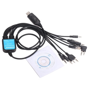 2020 Abbree 8 in 1 USB Del Computer Cavo di Programmazione CD Per Kenwood Baofeng Motorola Yaesu Icom HYT Walkie Talkie Auto mobile Radio