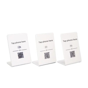 google Review Nfc Stand Display Table Display Nfc Nfc Table Menu Card Dynamic Qr <strong>Code</strong> - Product Image 5