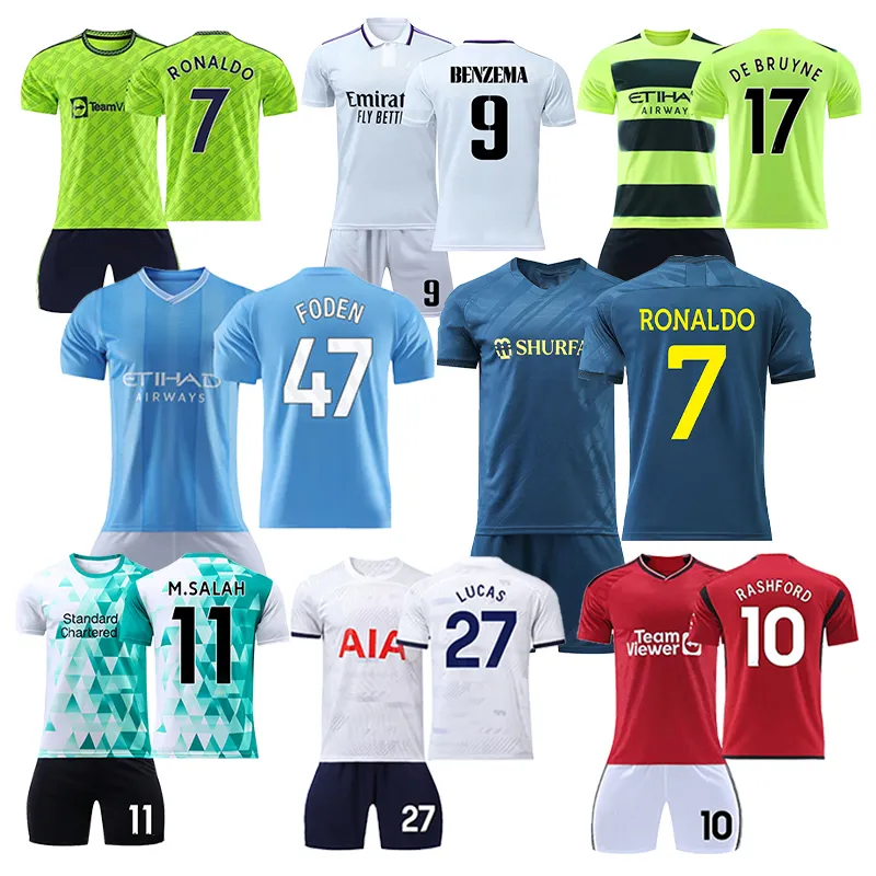 Migliori nuovi prodotti delle 2024 maglie delle squadre di calcio di alta qualità europee magliette da calcio calde