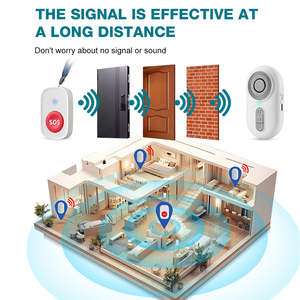 Thiết kế sáng tạo 200M bảo hiểm bệnh nhân chú ý nút gọi người chăm sóc máy nhắn tin nhà hàng quán cà phê Hệ thống gọi điện không dây - Product Image 3