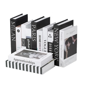 支持定制现代精装装饰书套装，时尚设计书堆茶几展示书 - Product Image 1