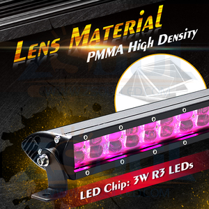 32&quot; 38&quot; 42&quot; 50&quot; Slim Single Row RGB Chasing LED Light Bar with <strong>Remote</strong> and App Sync Control for Truck Jeep Car - Product Image 5