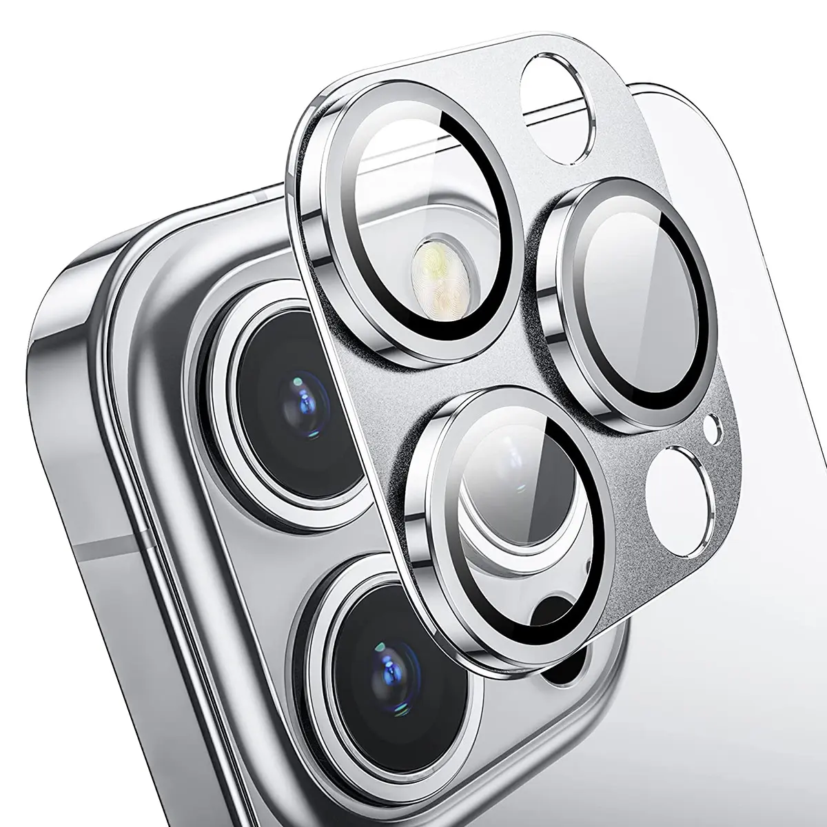 E Nkay Hoed Prins Voor Iphone 15 Pro 15 Pro Max Ar Ultra Heldere Camera Lens Beschermer Gehard Glas Aluminium Lens Film
