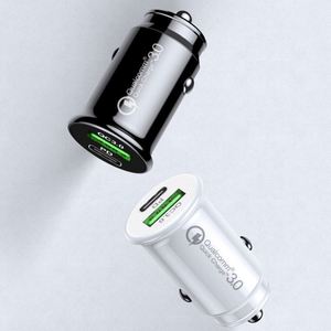 38W USB Car Phone <strong>Charger</strong> Quick Charge QC3.0 USB C PD Fast Charging Adapter PD20W+QC18W Mini Car Cigarette Lighter Phone <strong>Charger</strong> - Product Image 2