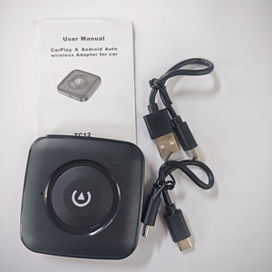 便携式通用无线CarPlay适配器在线升级WiFi安卓自动智能人工智能盒ZC12 - Product Image 6