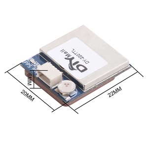 DY-220 DIYmall modulo di navigazione GPS doppio Glonass TTL livello 9600bps con Antenna attiva Build-in Flash per aerei Arduino FPV - Product Image 4