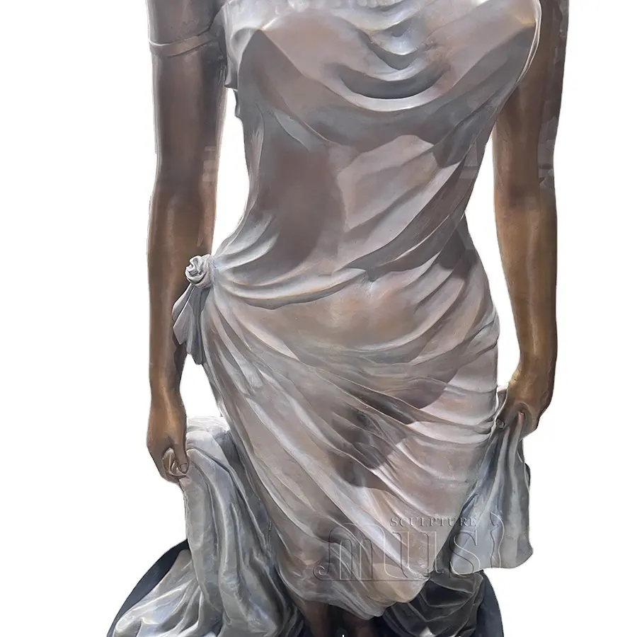 Musi Woondecoratie Vrouw Lichaam Sculptuur Brons Nude Vrouw Baginas Kunstmatig Standbeeld