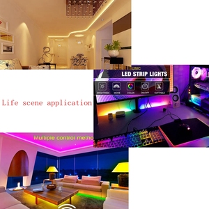 12V WS2815 (WS2812B WS2813ปรับปรุง) RGB เต็มรูปแบบนำแสงแถบพิกเซลเป็นรายบุคคลแอดเดรสคู่สัญญาณ30/60/144 Leds/M - Product Image 5