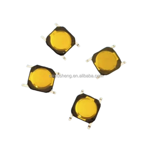 Berühren Sie den Mikrosc halter 4*4*0,8mm 4-poliger Knopfsc halter Wasserdichter Kupfer kopf knopf