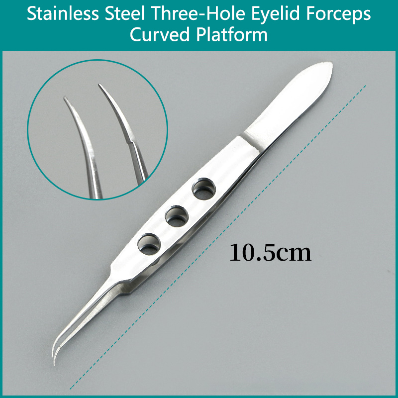 Stainless Steel Three-Hole - Curved Flat