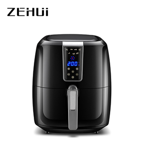 Kitchen Electric Hot Air Circulation Deep Fryer Oil Free 5.5 Liter 6L 7L 7.5L Large Capacity with Preset <strong>Program</strong>