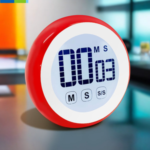 99M59S Digital-Touchscreen-Timer umweltfreundlich Kunststoff Zählen auf und ab kreisförmiges Design für Küche und Restaurant - Product Image 3