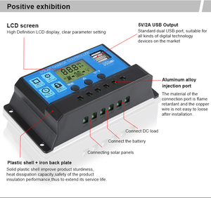 Auf Lager PWM DC Ausgang 12V/24V Auto Controller 50A Solar Controller Ladesystem Solar Laderegler