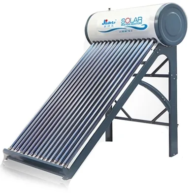 JIADELE calentador de agua solar geyser chauffe eau solaire heat pipe Unpressurized Galvanize Steel Solar Water Heaters