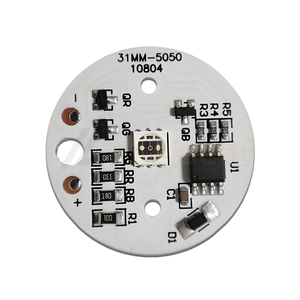 DC 5V 3W RGB Bunte Licht platine Rund durchmesser 31mm No Need Controller Smart Switch Farbwechsel umschaltung SMD5054 Hohe Helligkeit - Product Image 1