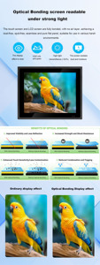 10,4 "12,1 pulgadas Ip66 Vesa Monitor de pantalla táctil industrial integrado 7*24 horas Soporte táctil capacitivo duradero Hdm-i Dvi Vga - Product Image 4