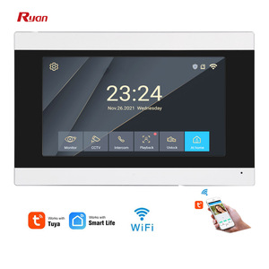Cheap Price Wifi Indoor Monitor Tuya App Smart <strong>Intercom</strong> <strong>System</strong> <strong>Motion</strong> <strong>Detection</strong> <strong>Video</strong> Door Phone Touch Screen Remote Door Bell - Product Image 1