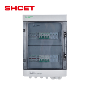 HAプラスチックIP65防水分布ソーラーDC PVコンバイナーボックス2 in 2 out 1000VDC 12 6 11 24弦セット - Product Image 3