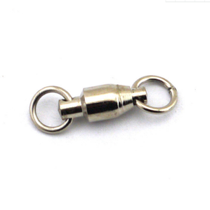 ソリッドリングフィッシングスイベルコネクタフィッシングタックルアクセサリー付きボールベアリングスイベル - Product Image 3