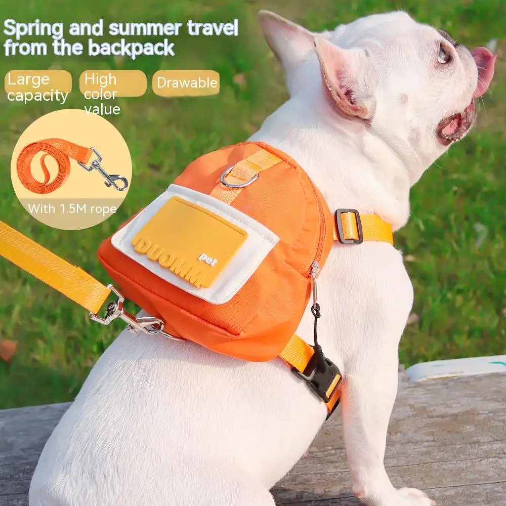 Personalizzato all'ingrosso di alta qualità da viaggio all'aperto cartone animato carino regolabile gatto cane imbracatura zaino Logo personalizzato Pet zaino Harness