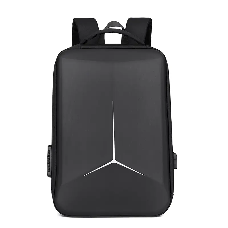 Sac à dos antivol pour ordinateur portable avec port de charge USB étanche hommes coque dure sacs de voyage sacs à dos