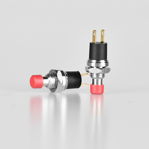 Interruptor de botón momentáneo rojo de 7mm a prueba de agua SMD 12V bajo voltaje 2 pines 2A Max fuente de luz LED con función ON/OFF - Product Image 5