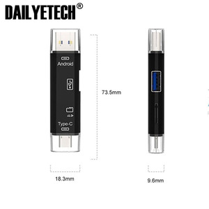 5合1多功能Usb 2.0 C型Usb微型Usb Tf存储卡读卡器OTG读卡器适配器 - Product Image 2
