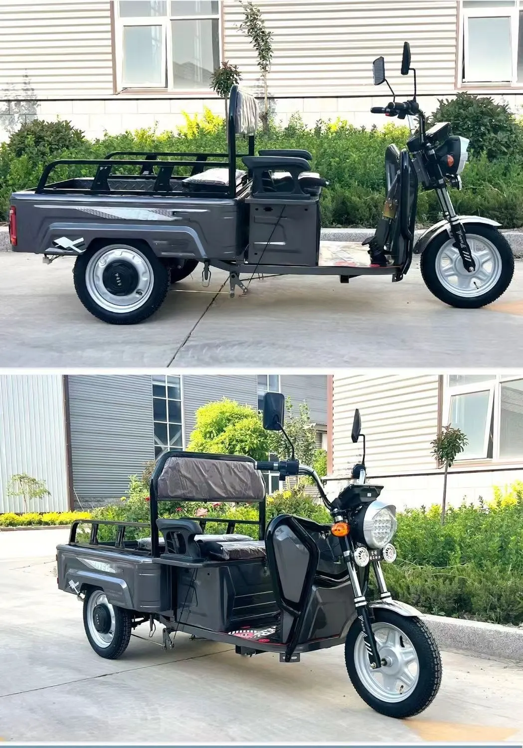 ขายร้อนราคาถูก e-trikes 3 ล้อบรรทุกสินค้ารถสามล้อไฟฟ้ารถจักรยานยนต์ผู้ใหญ่รถสามล้อไฟฟ้า Mobility สกู๊ตเตอร์ 48V 600W มอเตอร์