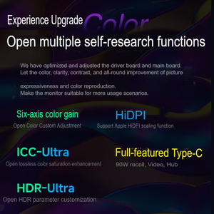 32-Inch 4K HDR IPS <strong>Display</strong> Professional Design Gaming PC Monitor 10bit RGB Mirror LCD DP Interface for Desktop <strong>Computer</strong> - Product Image 6