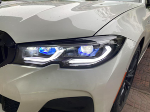 BMW 3 serisi G21 G28 için AFS ile G20 modifiye far G20 lazer tarzı 2019-2022 siyah sürüm LED far yükseltme - Product Image 6